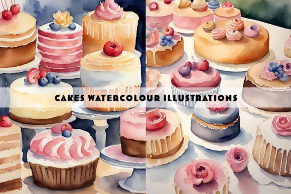 Beautiful Cake Selection Watercolour Duo: A Practical Review for Digital Sellers