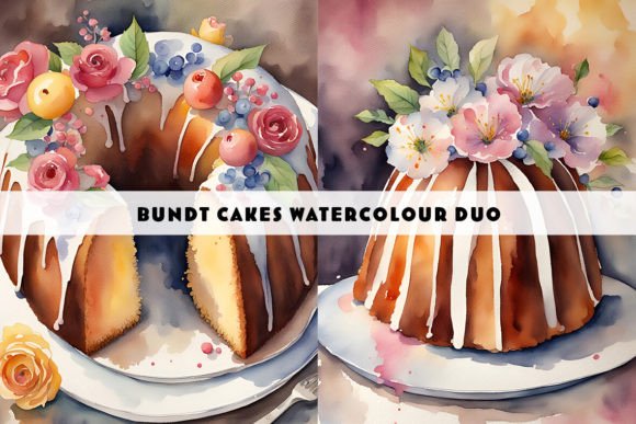 Bundt Ring Cakes Watercolour Duo: A Designer’s Honest Take