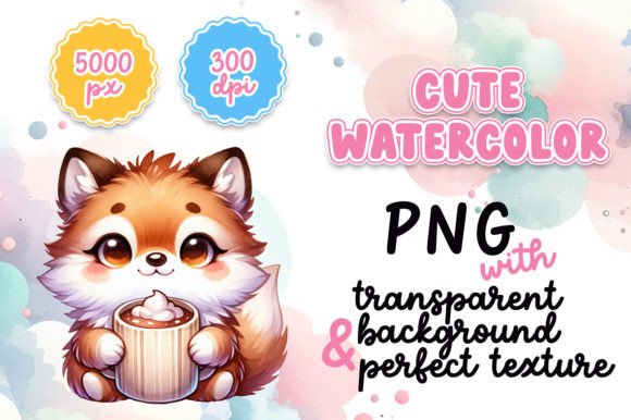 Cute Watercolor Fox with Hot Cocoa: A Blog Designer’s Review of a Versatile Illustration Asset