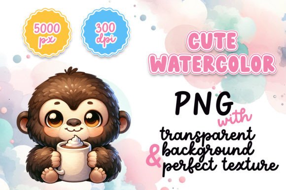 Cute Watercolor Gorilla with Hot Cocoa: A Designer’s Real-World Review