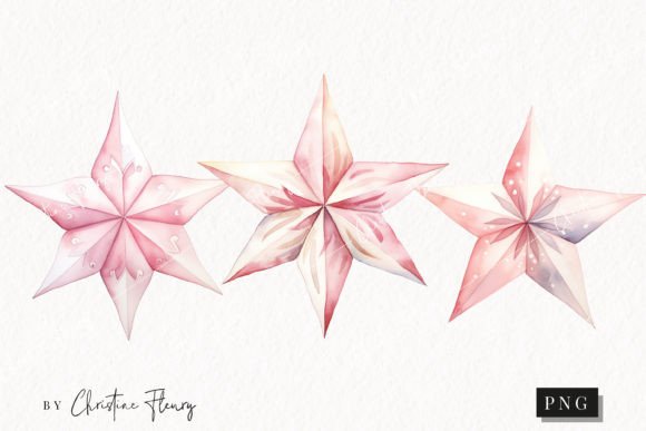 Pink Stars Watercolor Clipart for Christmas: A Designer’s Honest Review