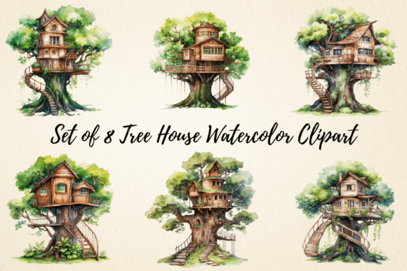 Tree House Watercolor Clipart: A Designer’s Review for Real Client Projects