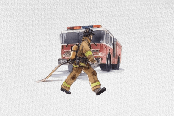 Watercolor Firefighter Clipart PNG: A Designer’s Honest Review for Real Client Projects