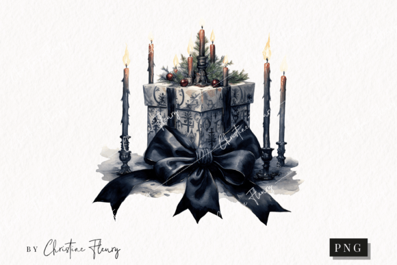 Watercolor Goth Present Clipart: A Designer’s Real-World Embroidery Review