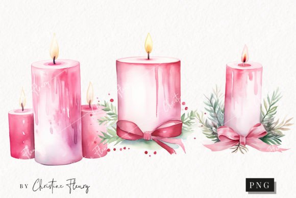 Watercolor Pink Candles Clipart: A Designer’s Honest Review for Real Embroidery Use
