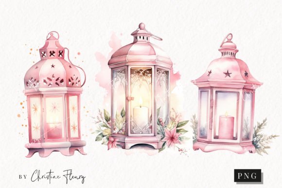 Watercolor Pink Lanterns Clipart: A Designer’s Honest Review