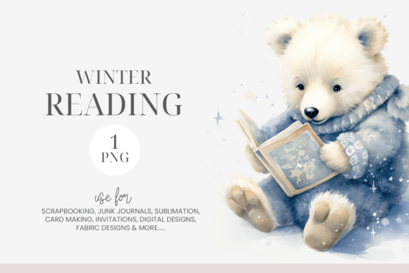 Watercolor Polar Bear Reading Clipart: A Designer’s Real-World Review