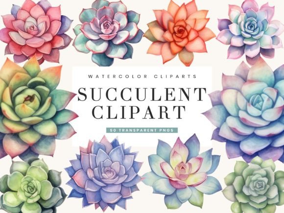 Watercolor Succulent Clipart Bundle: A Visual Designer’s Honest Review for Content Publishers