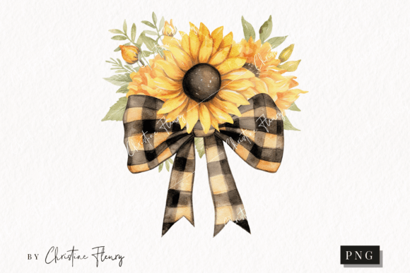 Watercolor Sunflower Bow Clipart: A Designer’s Real-Use Review for Branding and Visual Projects